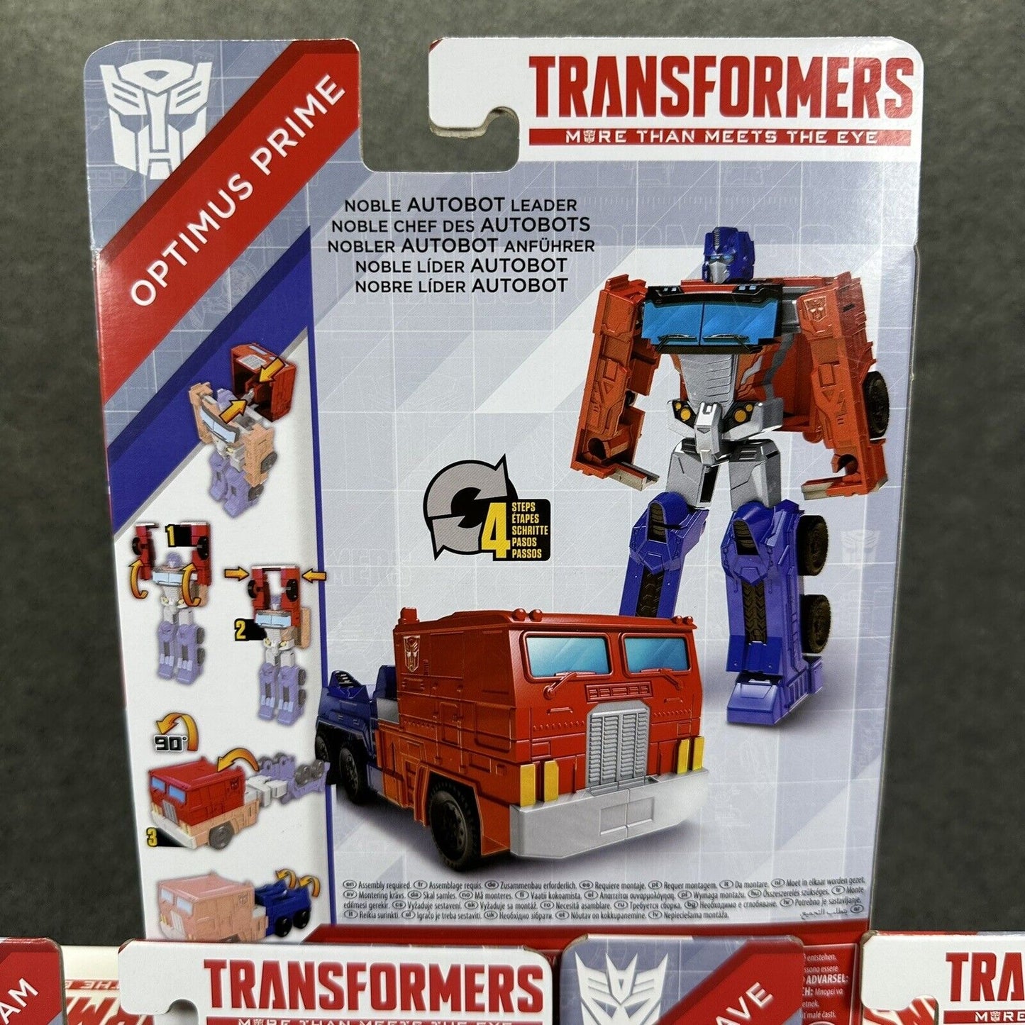 Transformers Authentic Shockwave Optimus Prime & Starscream 7" Action Figures