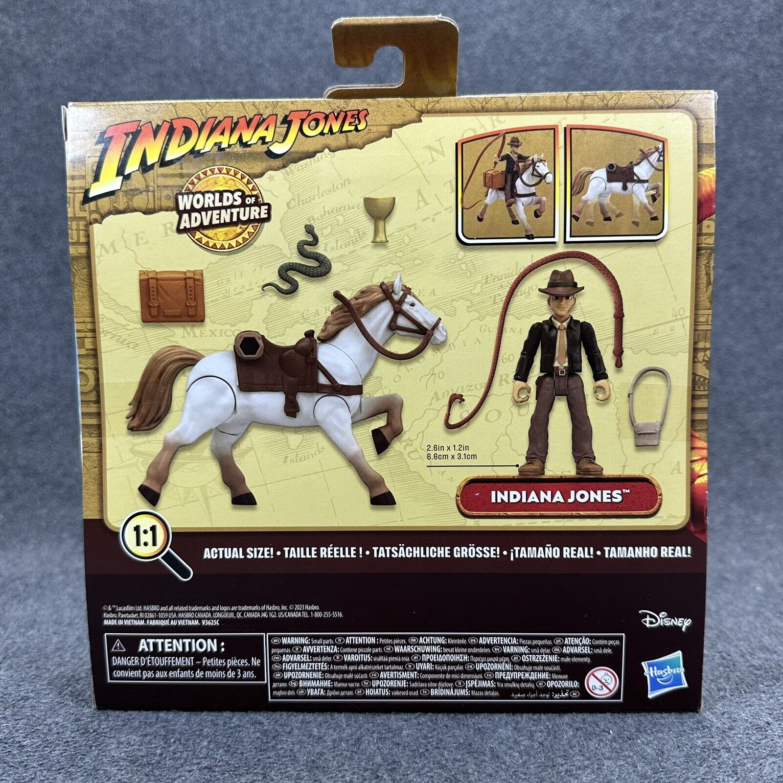 Indiana Jones Worlds Of Adventure Indiana Jones Motorcycle & Horse Sets - New