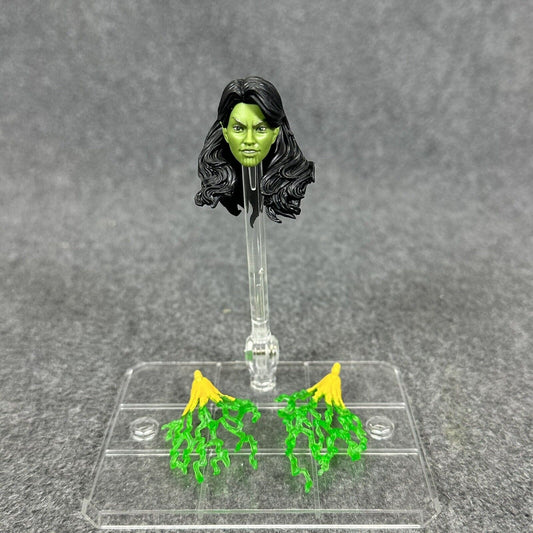 Marvel Legends Queen Skrull Head & Electrical Hands Parts For 6" Action Figures