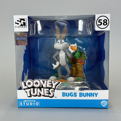 Looney Tunes Bugs Bunny 4.7" PVC Figure Statue w/ Diorama Base ABYstyle  - New