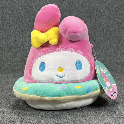 My Melody  Squishmallow 7” Summer Outfit Donut Pool Inflatable Float Sanrio NWT