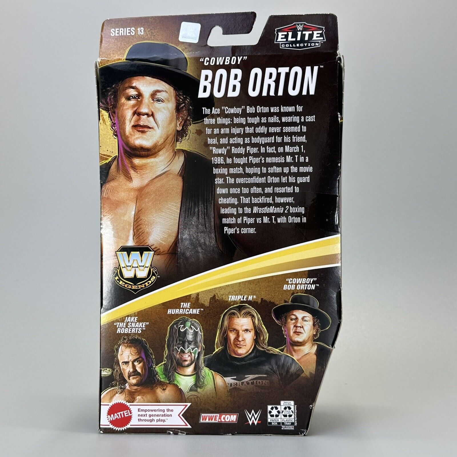 WWE Legends Elite Collection "Cowboy" Bob Orton 6" Action Figure - Brand New