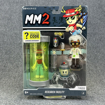 Roblox DevSeries Research Facility Game Pack MM2 Virtual Item Code - Brand New