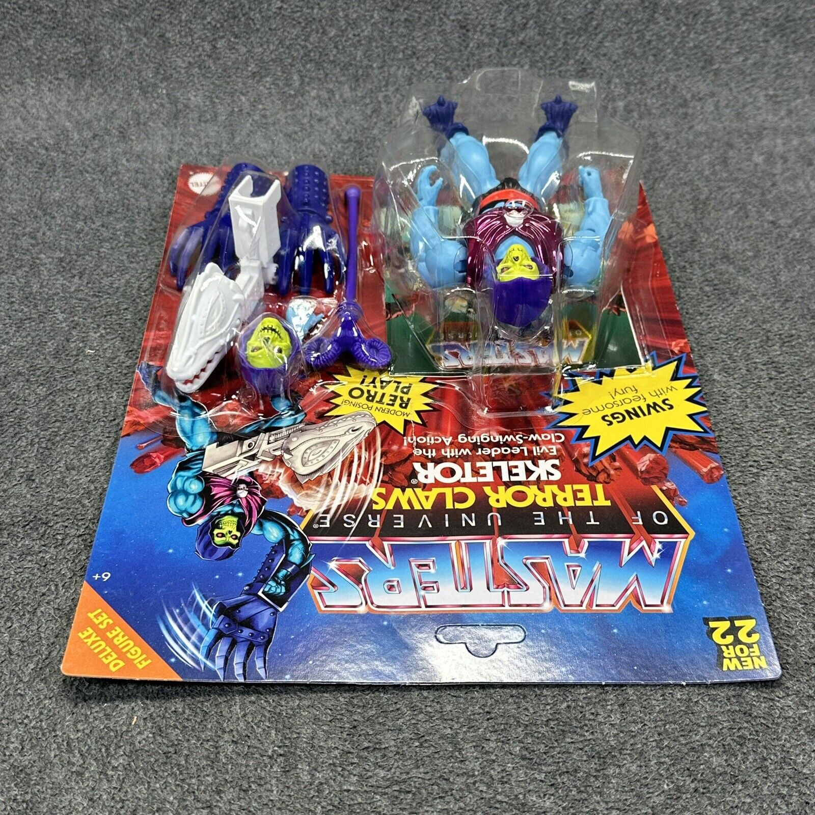 MOTU Origins Terror Claws Skeletor & Flying Fist He-Man 5.5" Deluxe Figures New