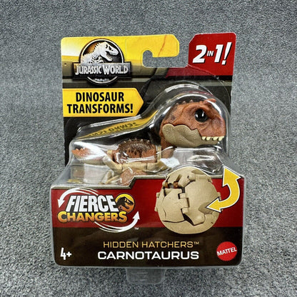 Lot of 4 Jurassic World Hidden Hatchers Transforming Dinos Figures Spinosaurus