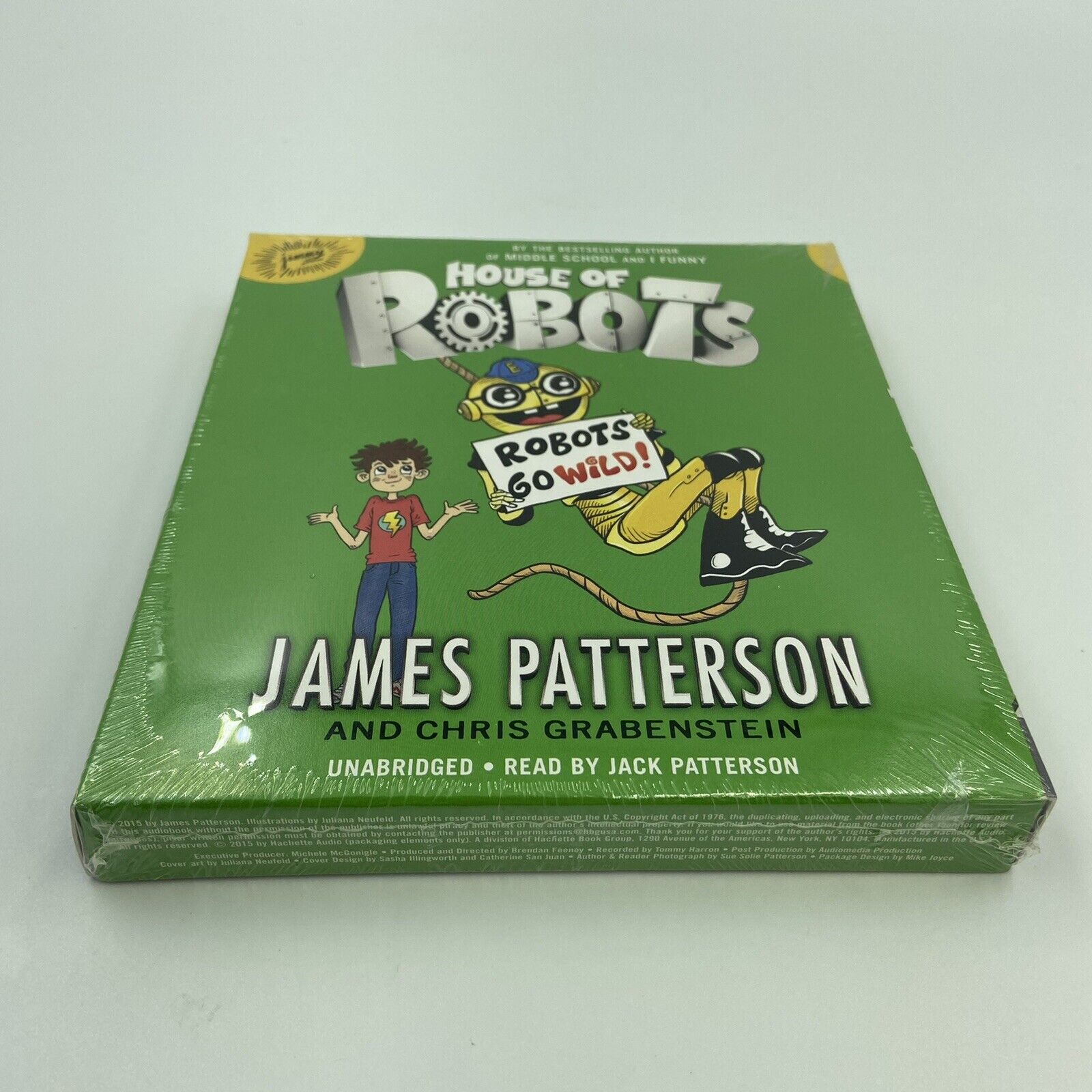 House of Robots: Robots Go Wild! by James Patterson: New Audiobook New & Sealed