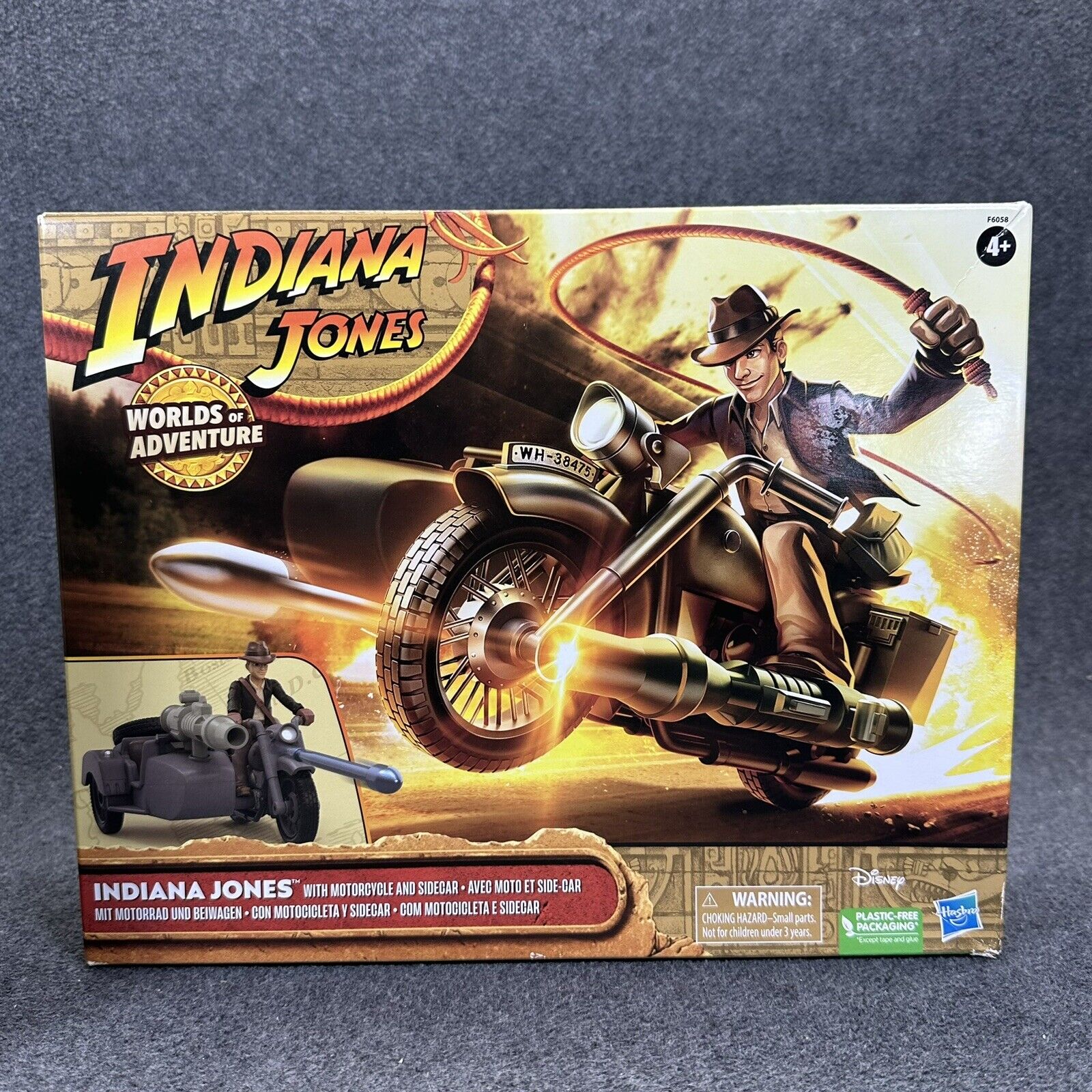 Indiana Jones Worlds Of Adventure Indiana Jones Motorcycle & Horse Sets - New