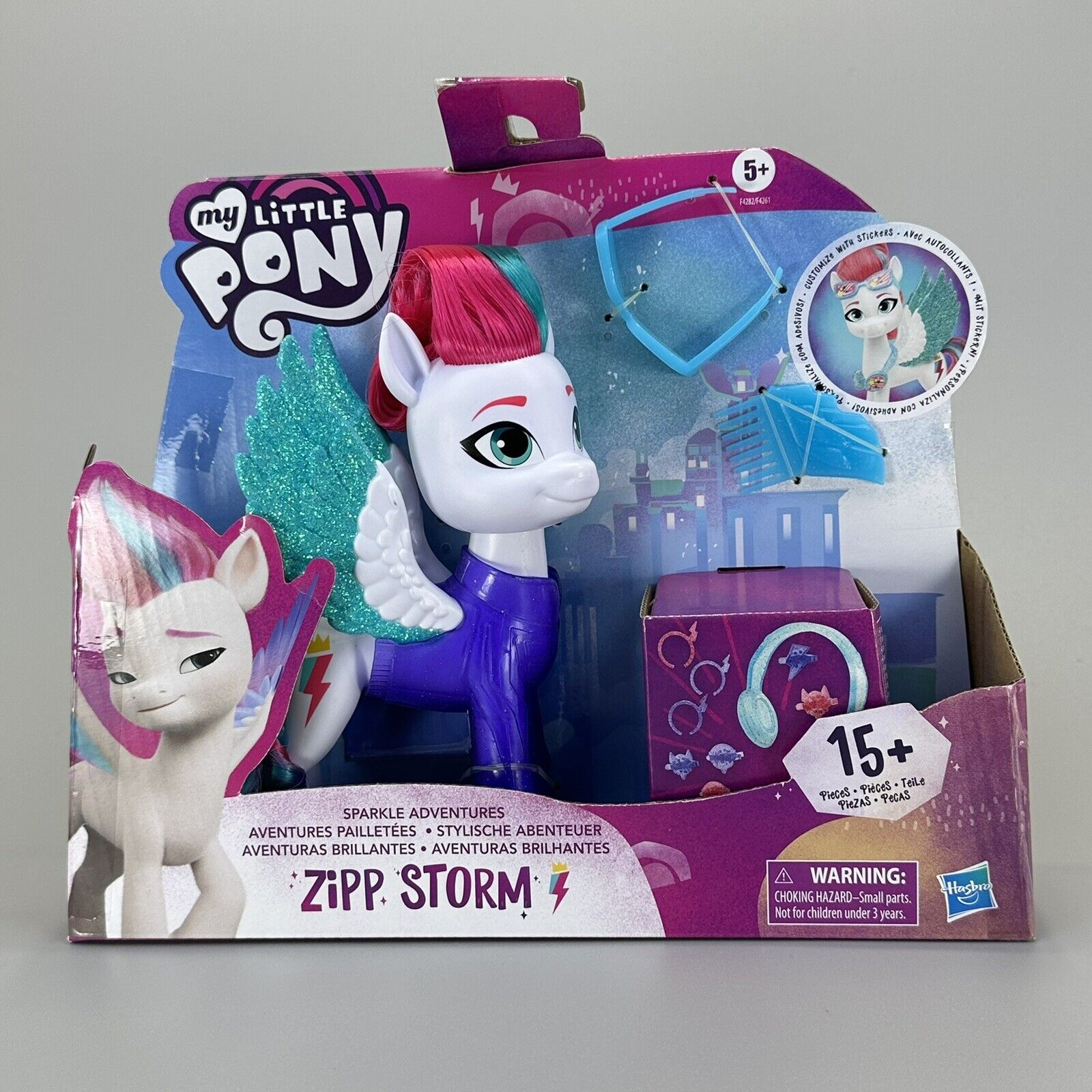 My Little Pony Zipp Storm & Sunny Starscout 6" Figures w/ Accessories Bundle New