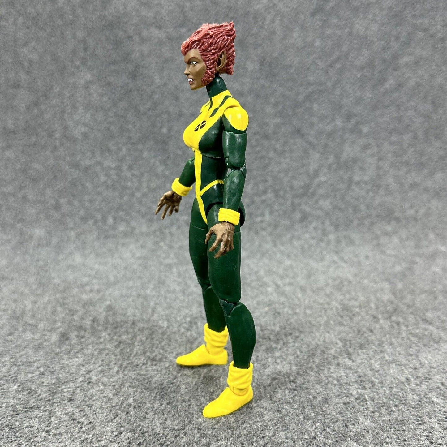 Marvel Legends Wolfsbane 6" Action Figure Head/Hands Green Suit Kitbash