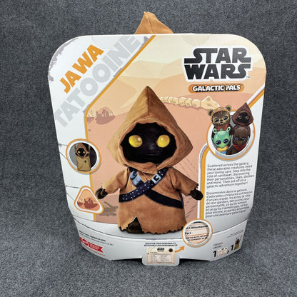 Star Wars Galactic Pals Baby Jawa 11" Plush Doll with Carrying Bag Mattel - New