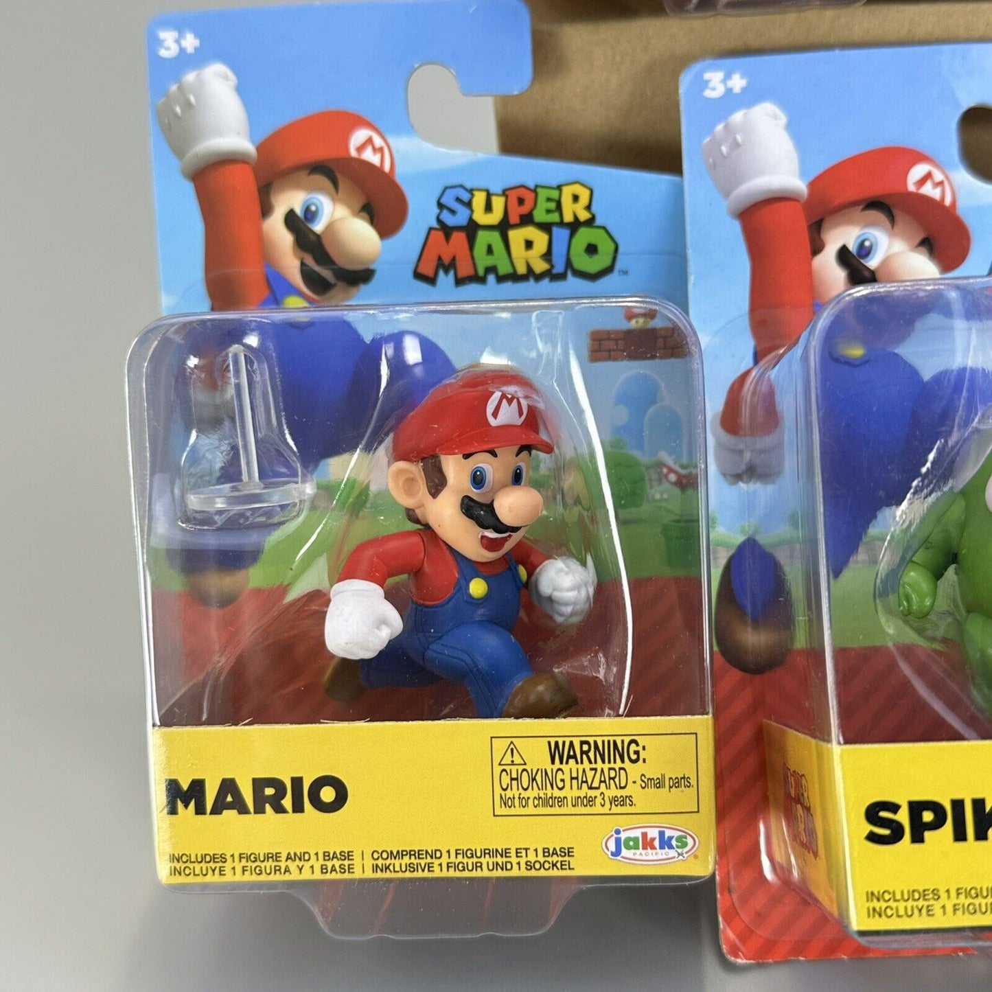 Lot of 5 Super Mario Jakks 2.5" Action Figures Deep Cheep, Spike, Chain Chomp