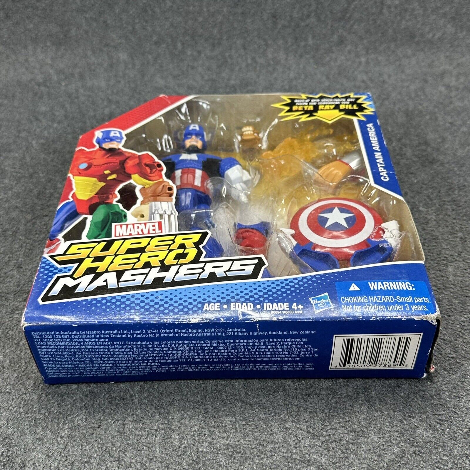 Marvel Super Hero MASHERS Deluxe CAPTAIN AMERICA Mash-Up w/ Beta Ray Bill Sealed