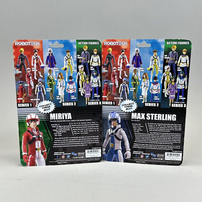 Toynami Robotech Macross Max & Miriya Sterling Figures Carded Harmony Gold New