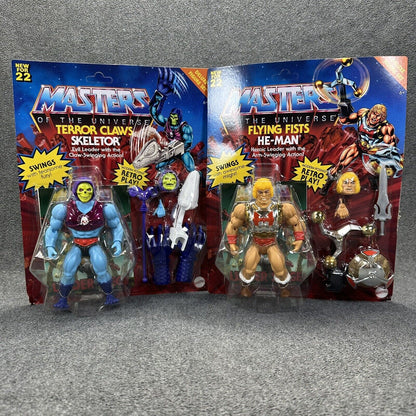 MOTU Origins Terror Claws Skeletor & Flying Fist He-Man 5.5" Deluxe Figures New