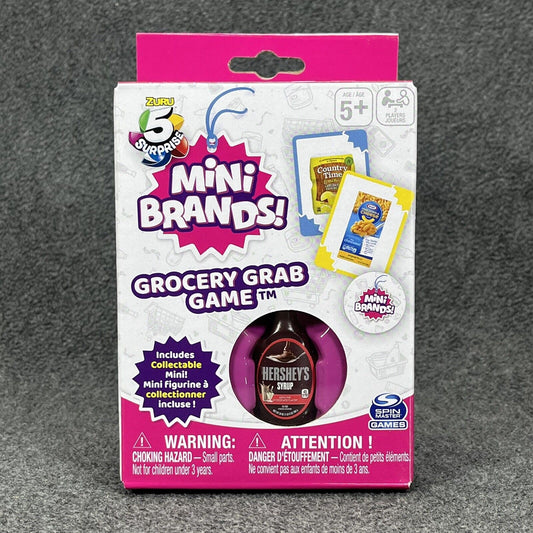 Spin Master Mini Brands Grocery Grab Card Game - Brand New & Sealed