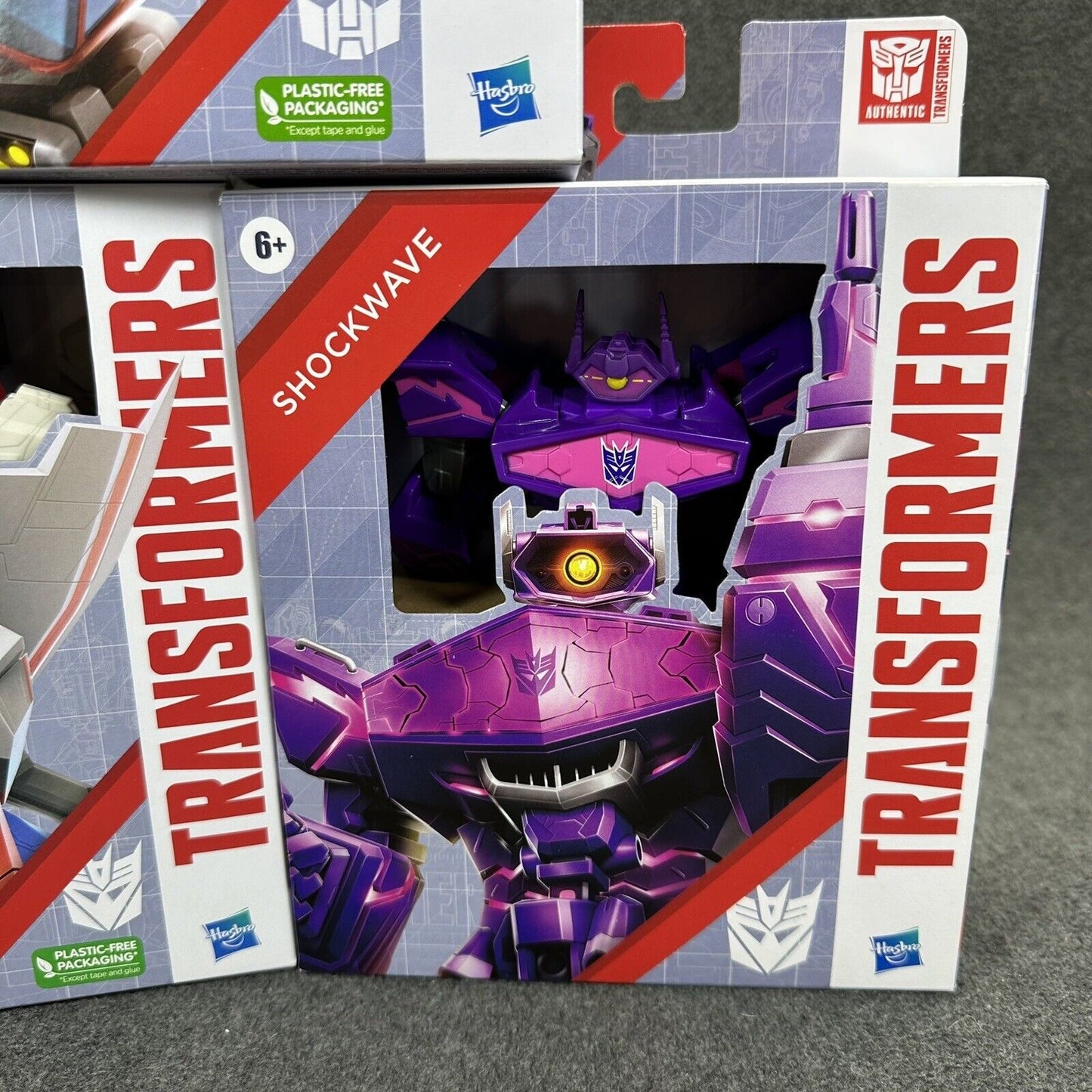 Transformers Authentic Shockwave Optimus Prime & Starscream 7" Action Figures