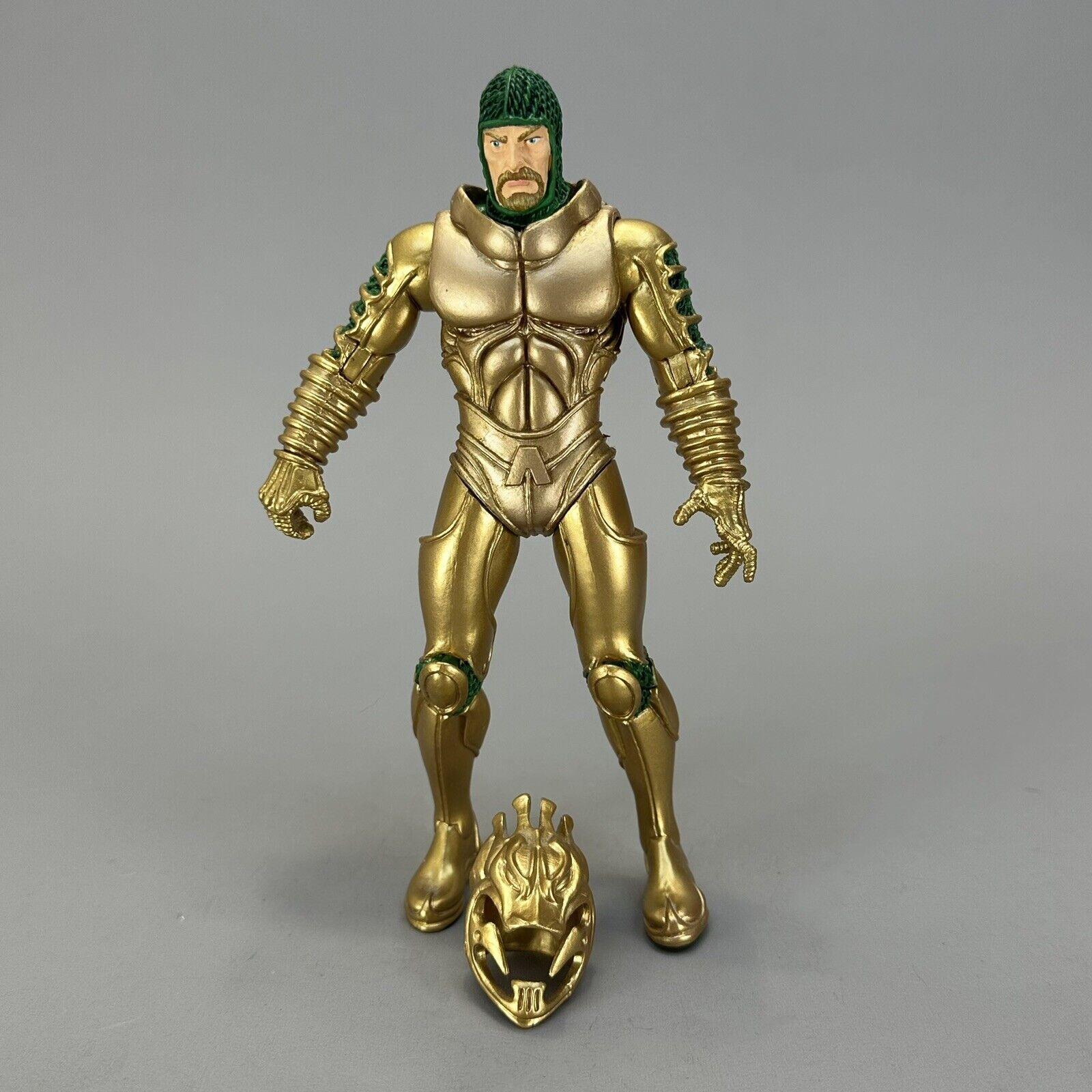 DC Direct Armory Series 1 Armored Gold Aquaman 7" Action Figure 2008