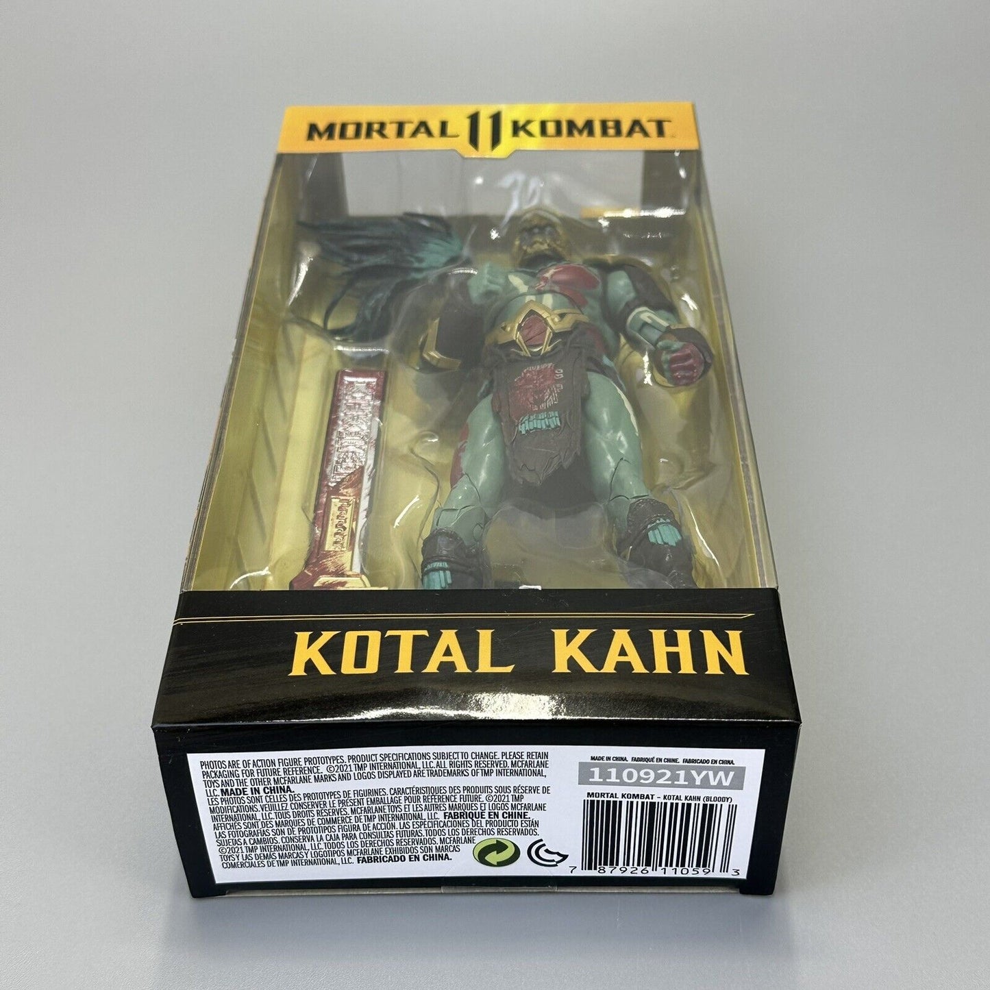 McFarlane Toys Mortal Kombat 11 Kotal Kahn (Bloody) 7" Action Figure - New