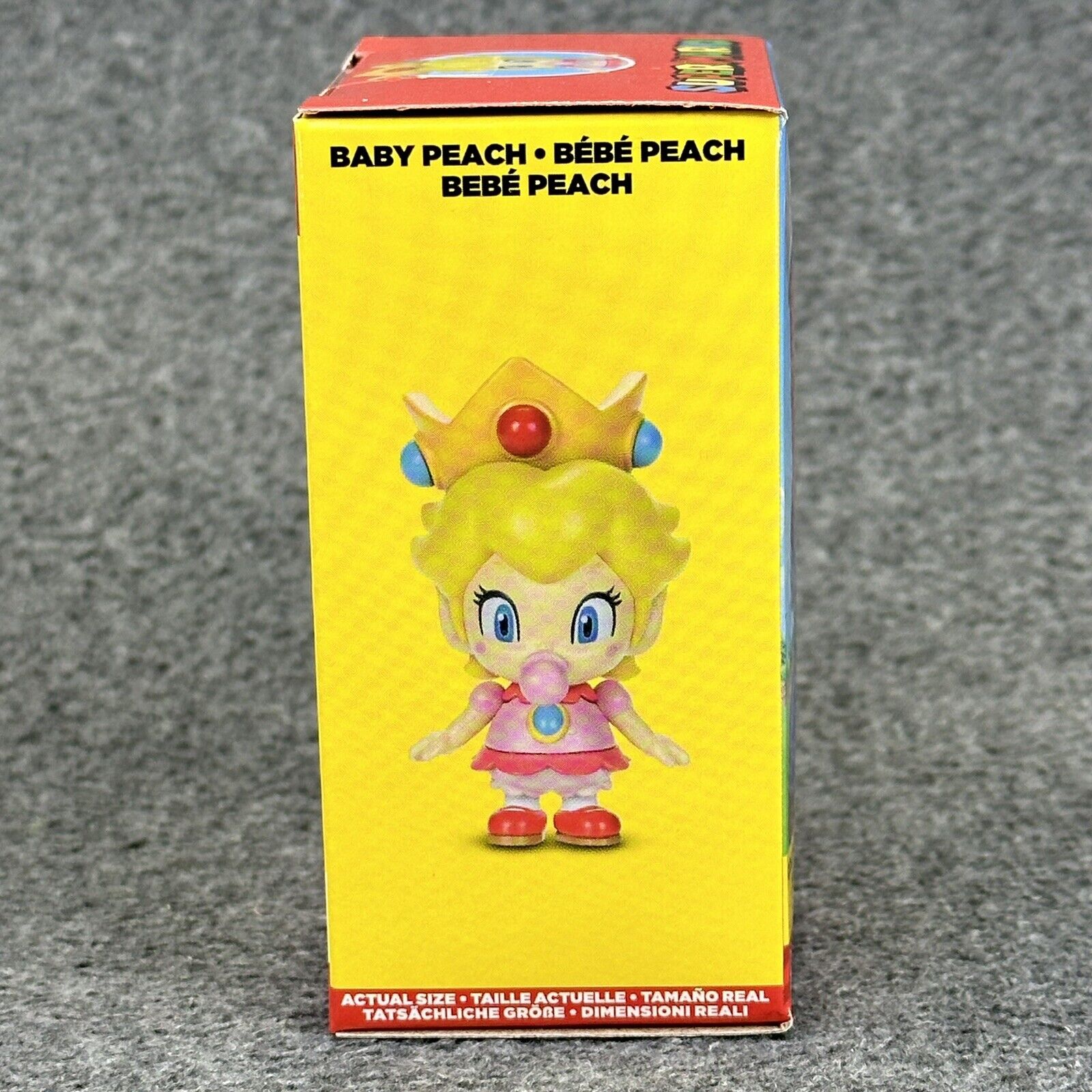 Super Mario Baby Peach 2.5" Action Figure CVS Box Jakks Pacific - Brand New