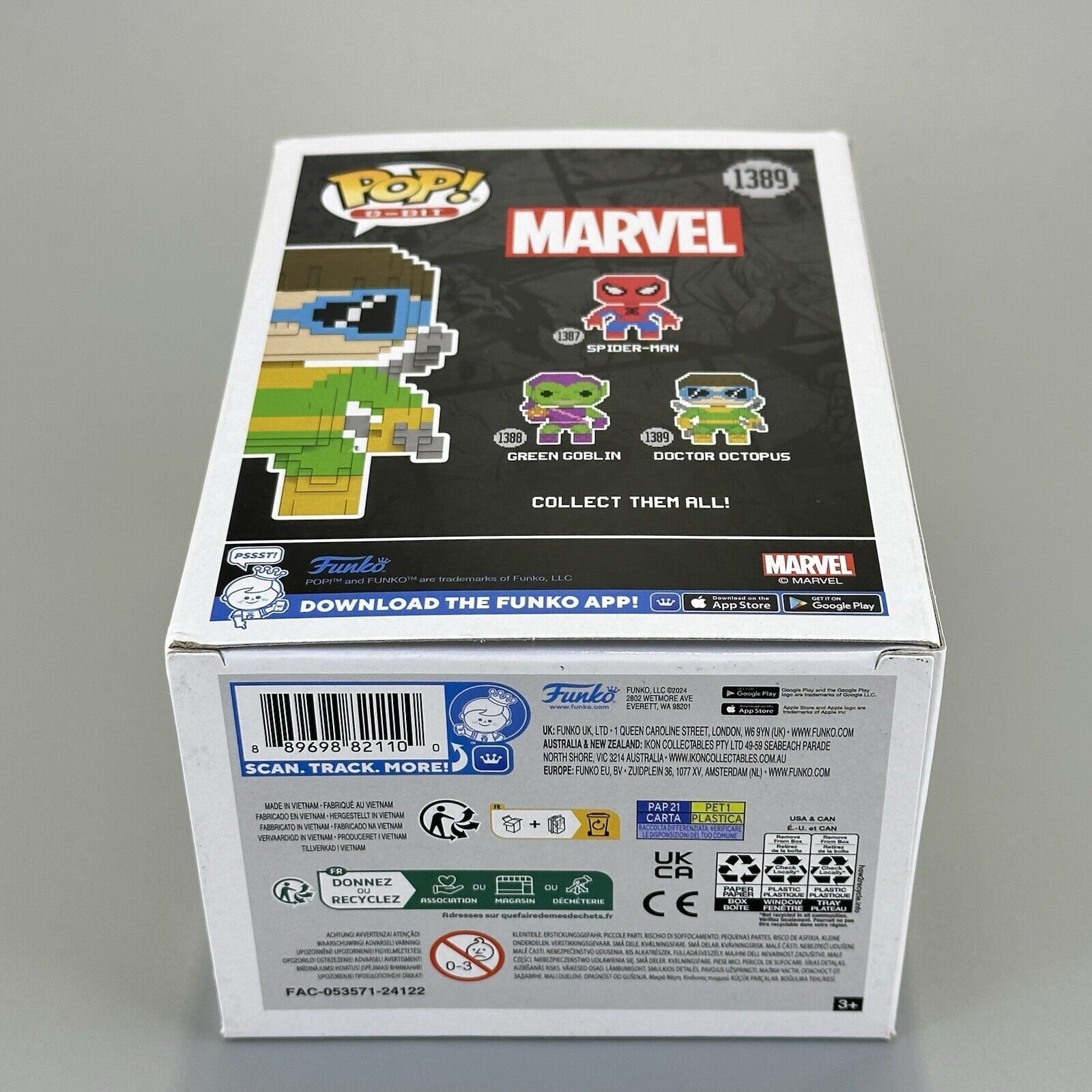 Funko Pop! 8-Bit Marvel Spider-Man Doctor Octopus #1389 Exclusive - Brand New