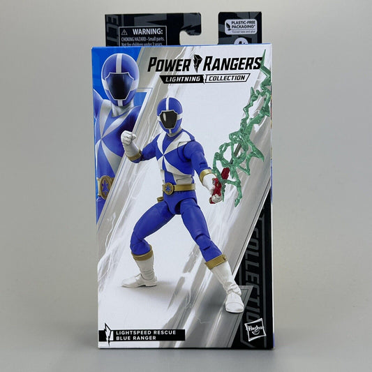 Power Rangers Lightning Collection Lightspeed Rescue Blue Ranger 6" Action Fig.