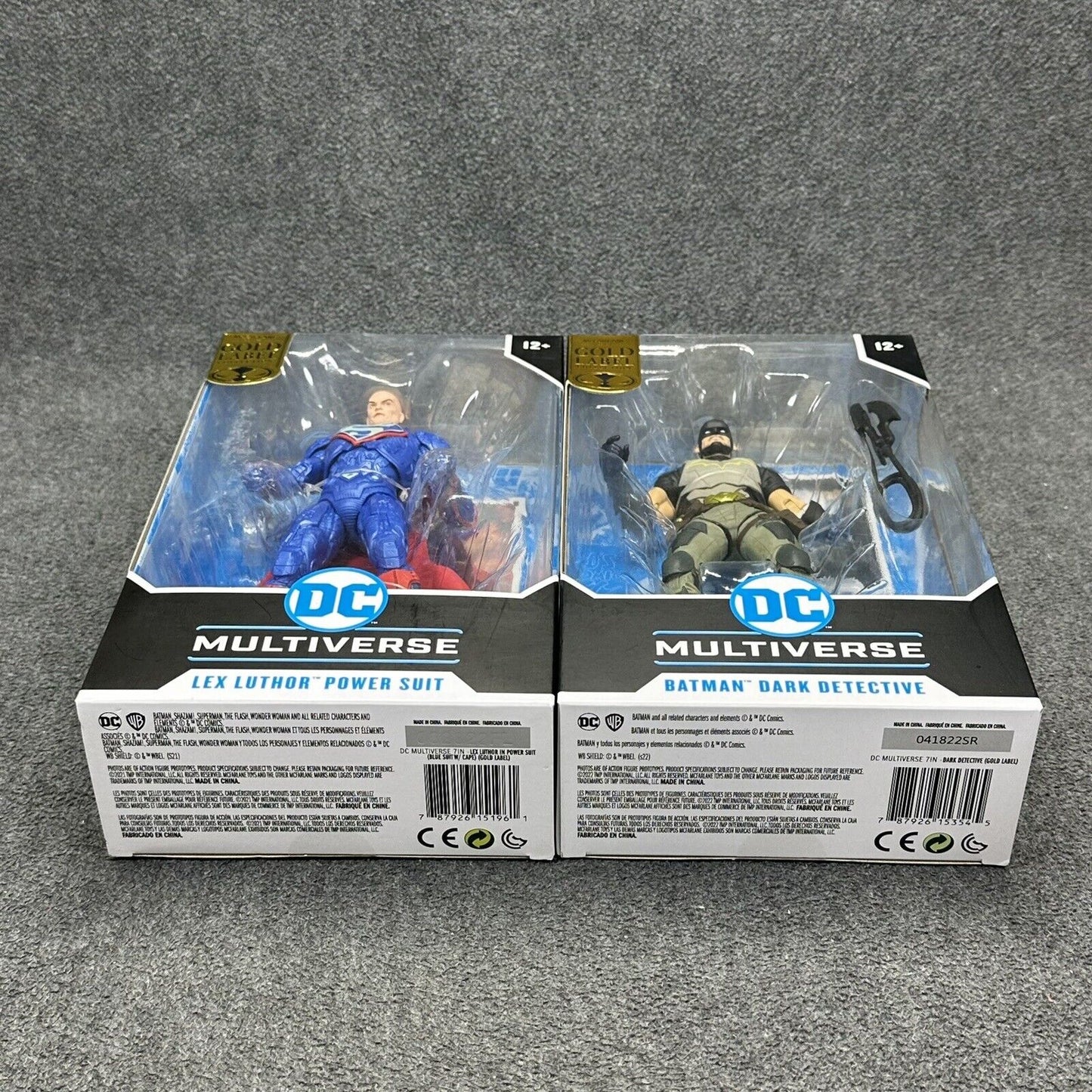 McFarlane DC Universe Batman Dark Detective & Power Suit Luthor Action Figures