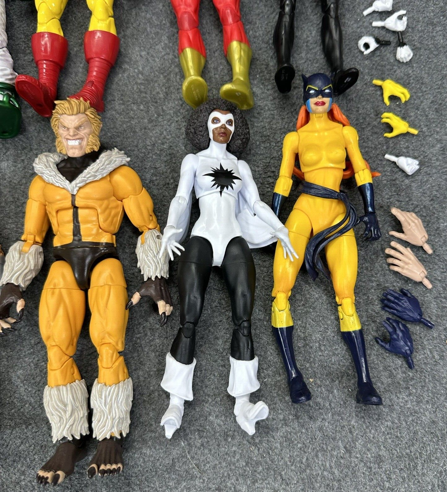 Marvel Legends Lot of 12 Assorted 6" Action Figures Iron Man Hellcat & More