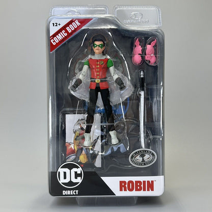 McFarlane DC Direct Page Punchers Batman Reborn Robin 7" Scale Action Figure New