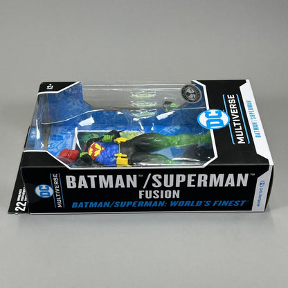 McFarlane DC Multiverse Batman Superman Fusion Platinum Edition 7" Action Figure