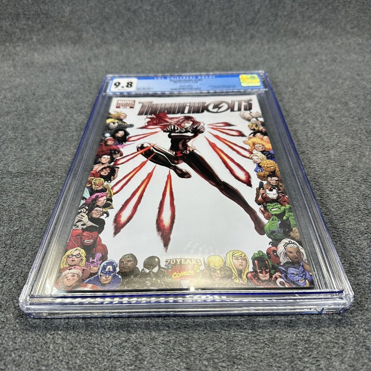 Thunderbolts 135 CGC 9.8 Black Widow Anniversary Frame Cover Variant Bullseye