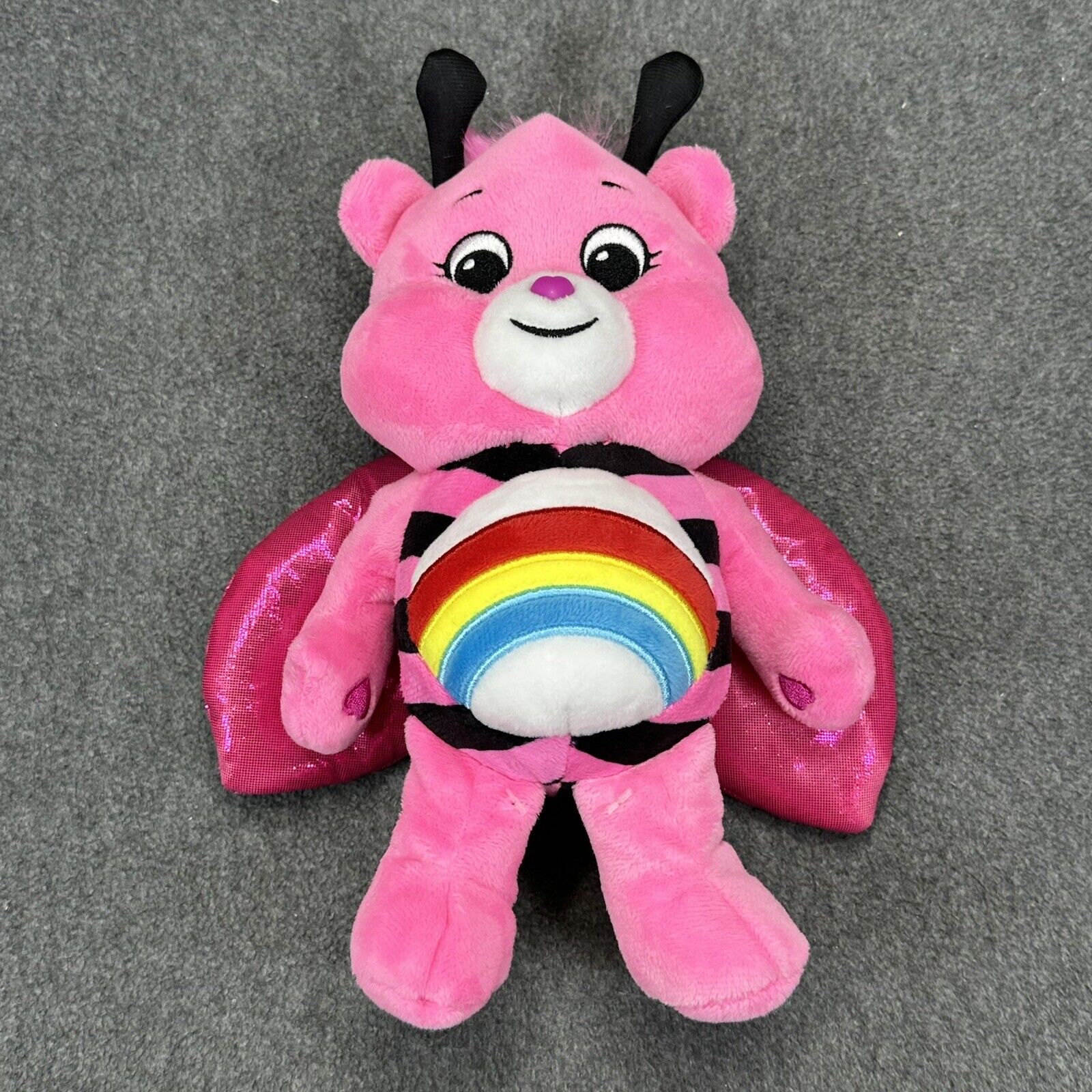 Care Bears Cheer Bear with Ladybug Wings 10" Plush from Collector Set