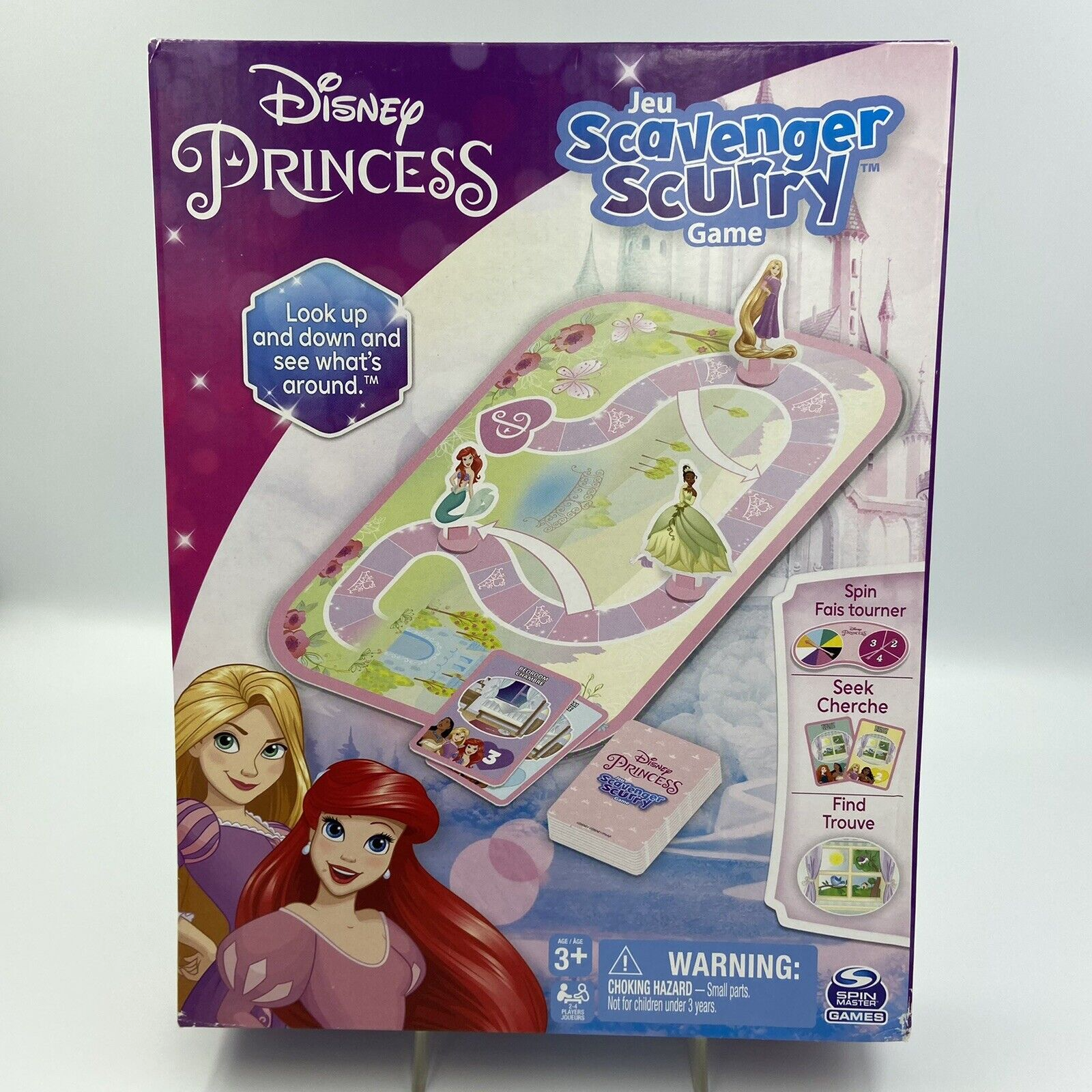 Disney Princess Jeu Scavenger Scurry Game Seek & Find - Spin Master - New