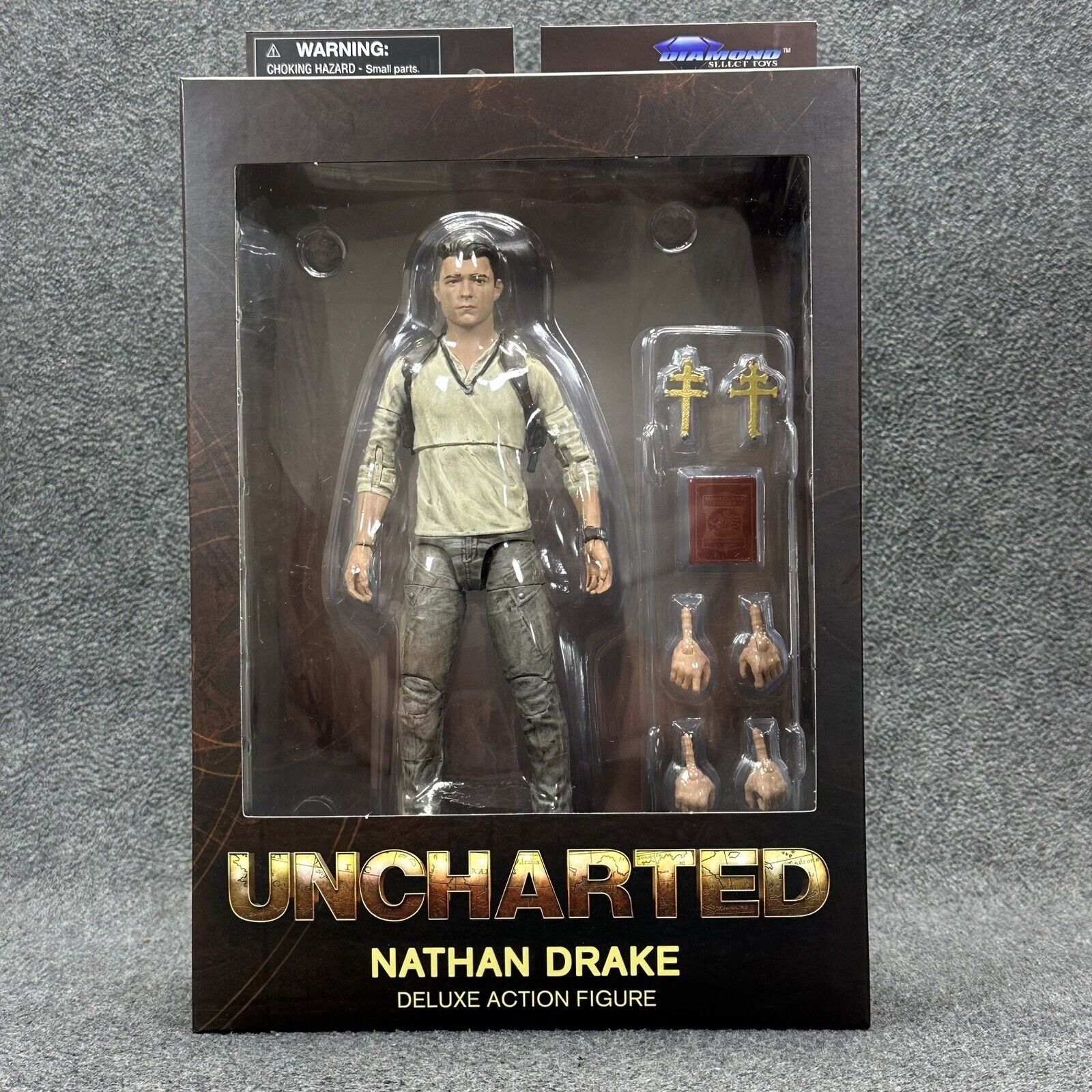 Uncharted Nathan Drake (Tom Holland) Deluxe 7” Action Figure Diamond Select New