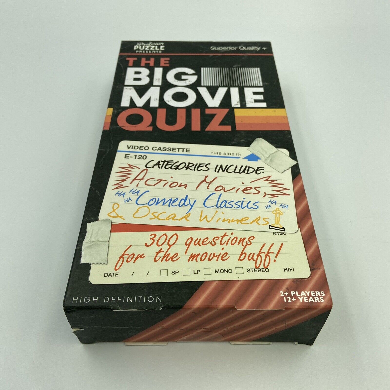 Professor Puzzle The Big Movie Quiz Trivia Game - 300 questions 12+ VHS Box New