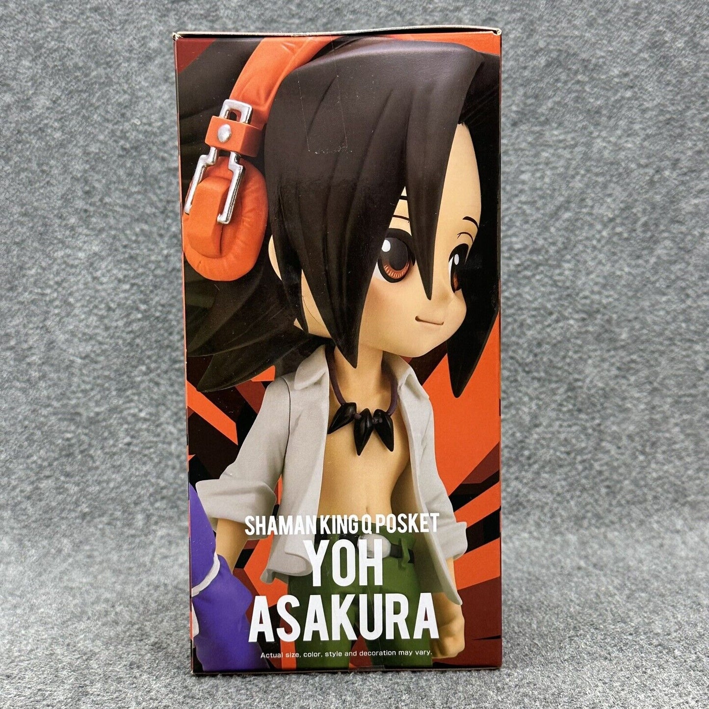 Yoh Asakura Shaman King Ver. A Q Posket 5.5" Statue Figure Banpresto - New