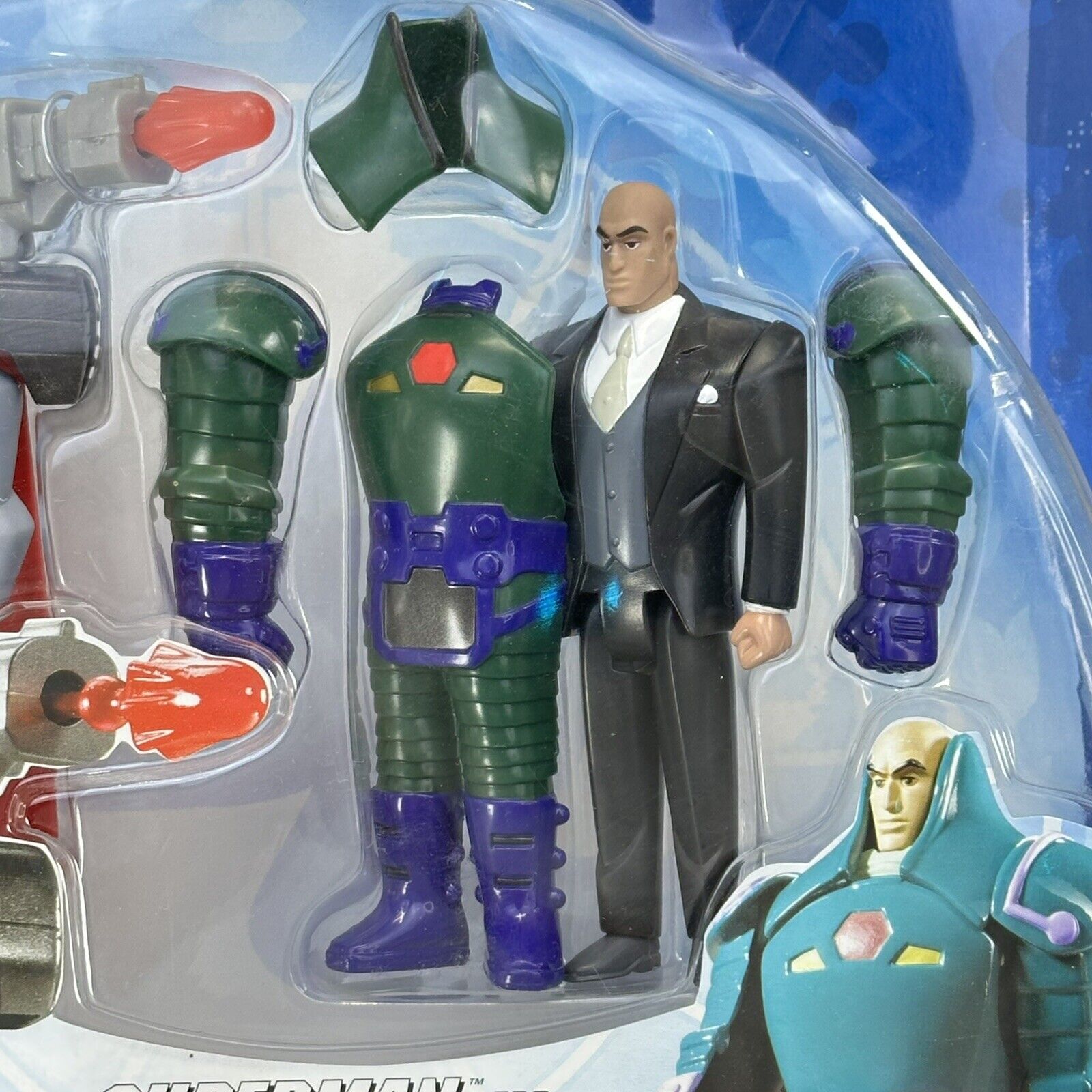 Mattel DC Justice League Superman vs. Assault Armor Lex Luthor 4.75" Figure 2-Pk