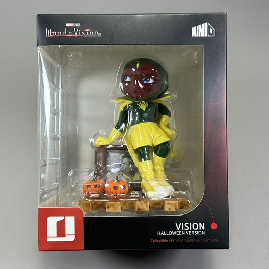 MiniCo Iron Studios Vision Halloween Version Wandavision 5.5" Vinyl Figure - New