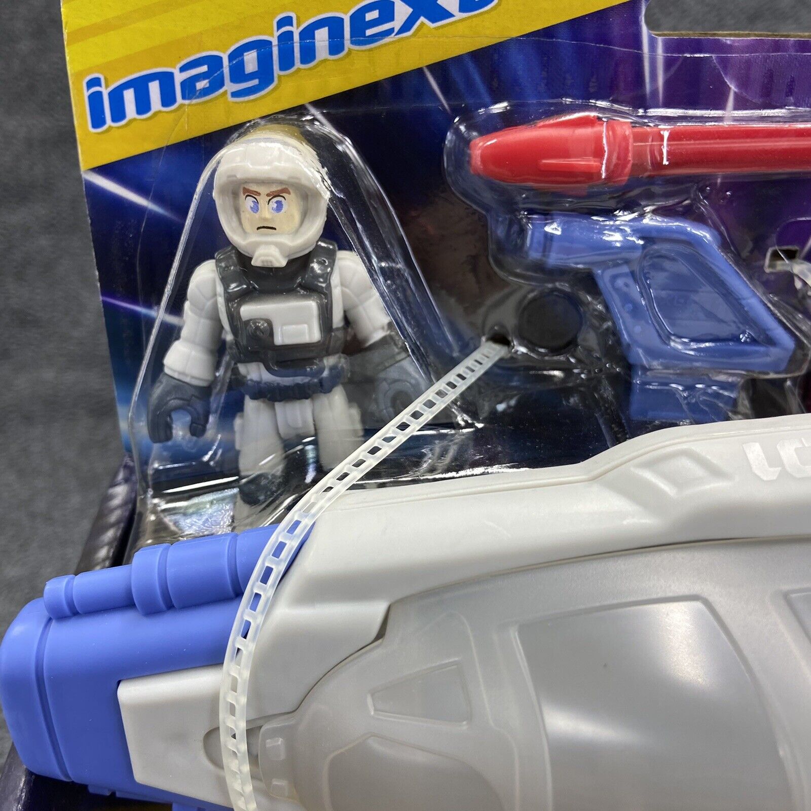 Imaginext Disney Lightyear Hyperspeed Explorer XL-01 Spaceship & Buzz Figure New