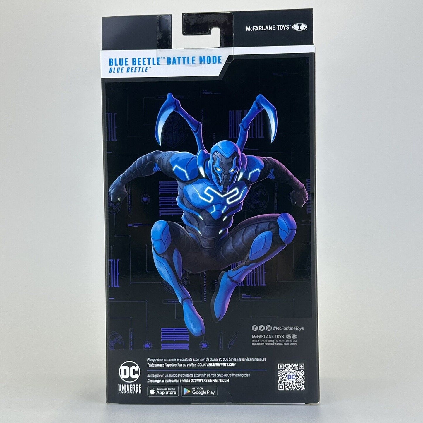 McFarlane DC Multiverse Blue Beetle (Battle Mode) Wings Variant 7" Action Figure