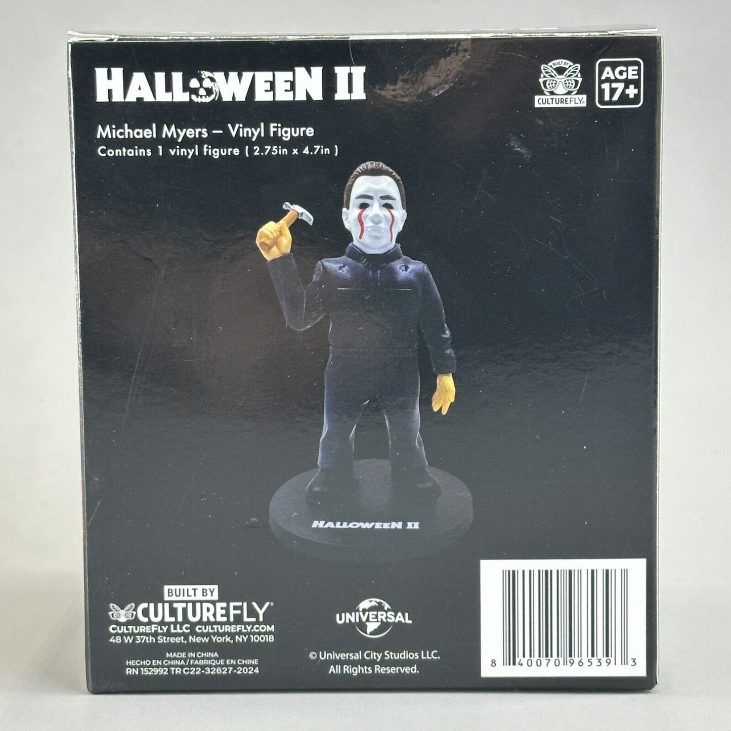 Halloween II Michael Myers Vinyl Figure 4.25" CultureFly 2024 - Brand New