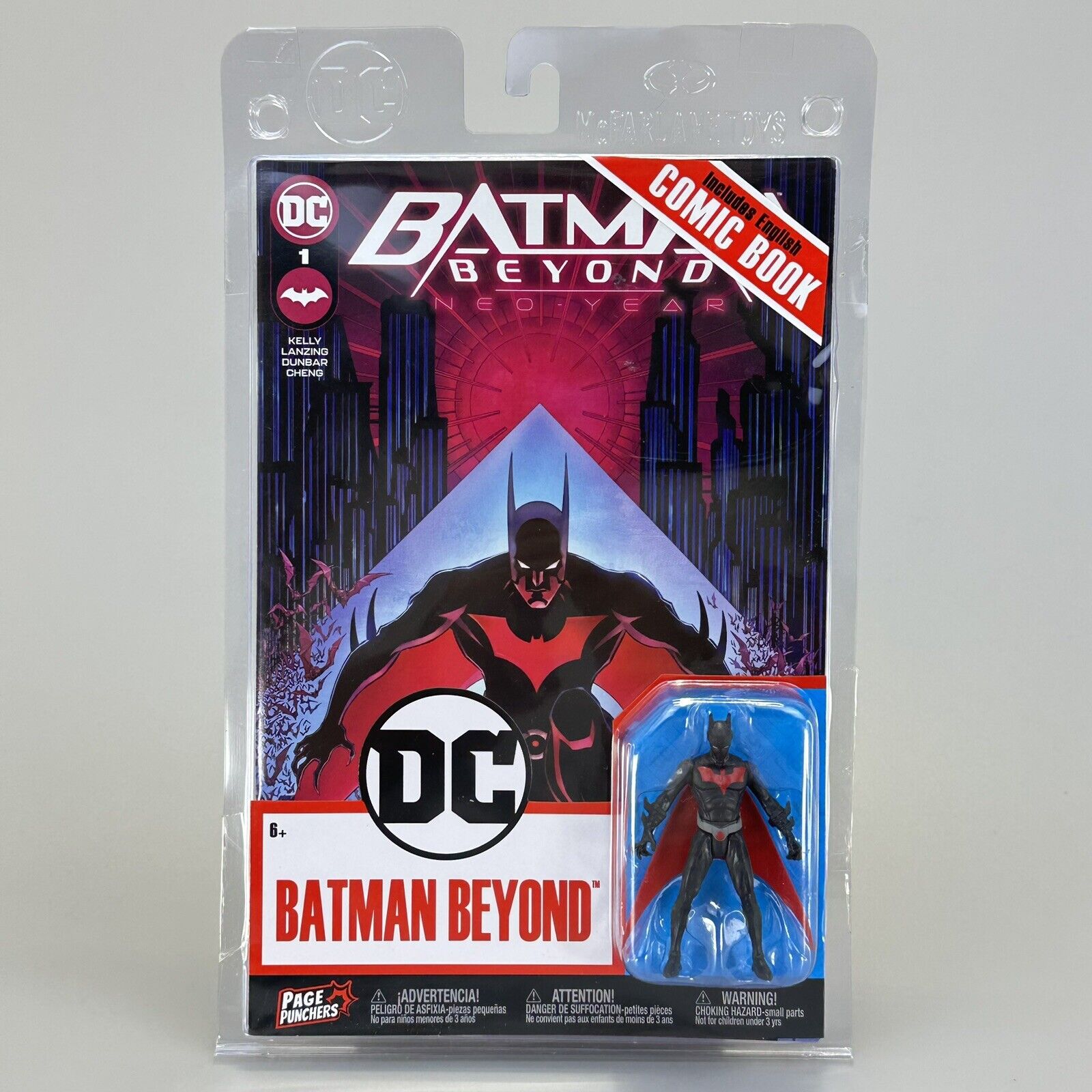 McFarlane DC Page Punchers Batman Beyond 3" Action Figure w/ Neo-Year Comic New