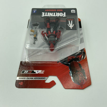 Fortnite Red Knight Legendary Micro Series 2.5" Action Figure w/ Gun - Brand New