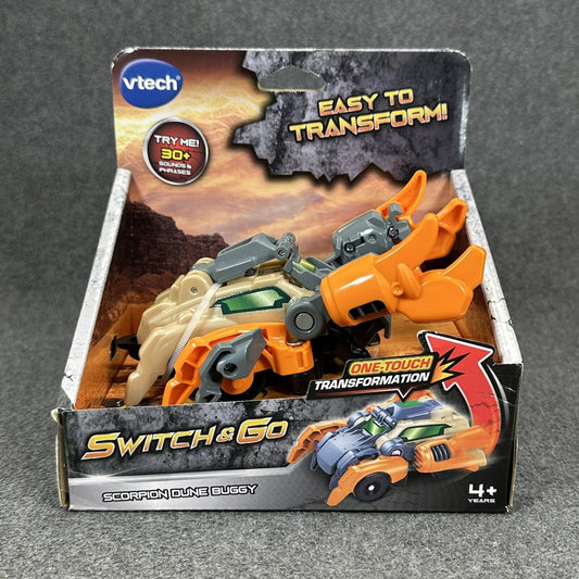 Vtech Switch And Go Scorpion Dune Buggy Transforming Vehicle 30+ Sounds/Phrases