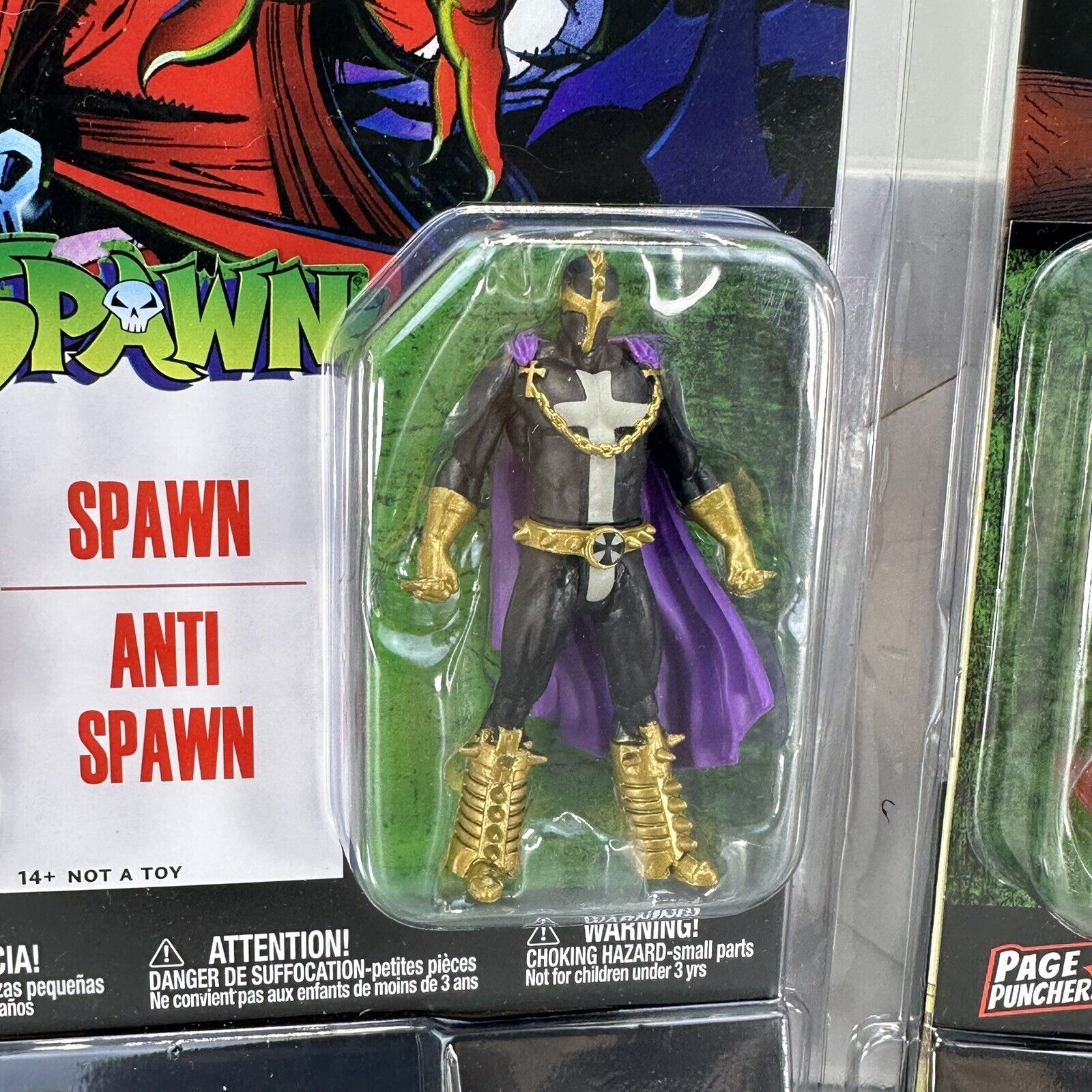 McFarlane Page Punchers 3" Figure 2-Pks Spawn vs. Anti-Spawn & Gunslinger Spawn