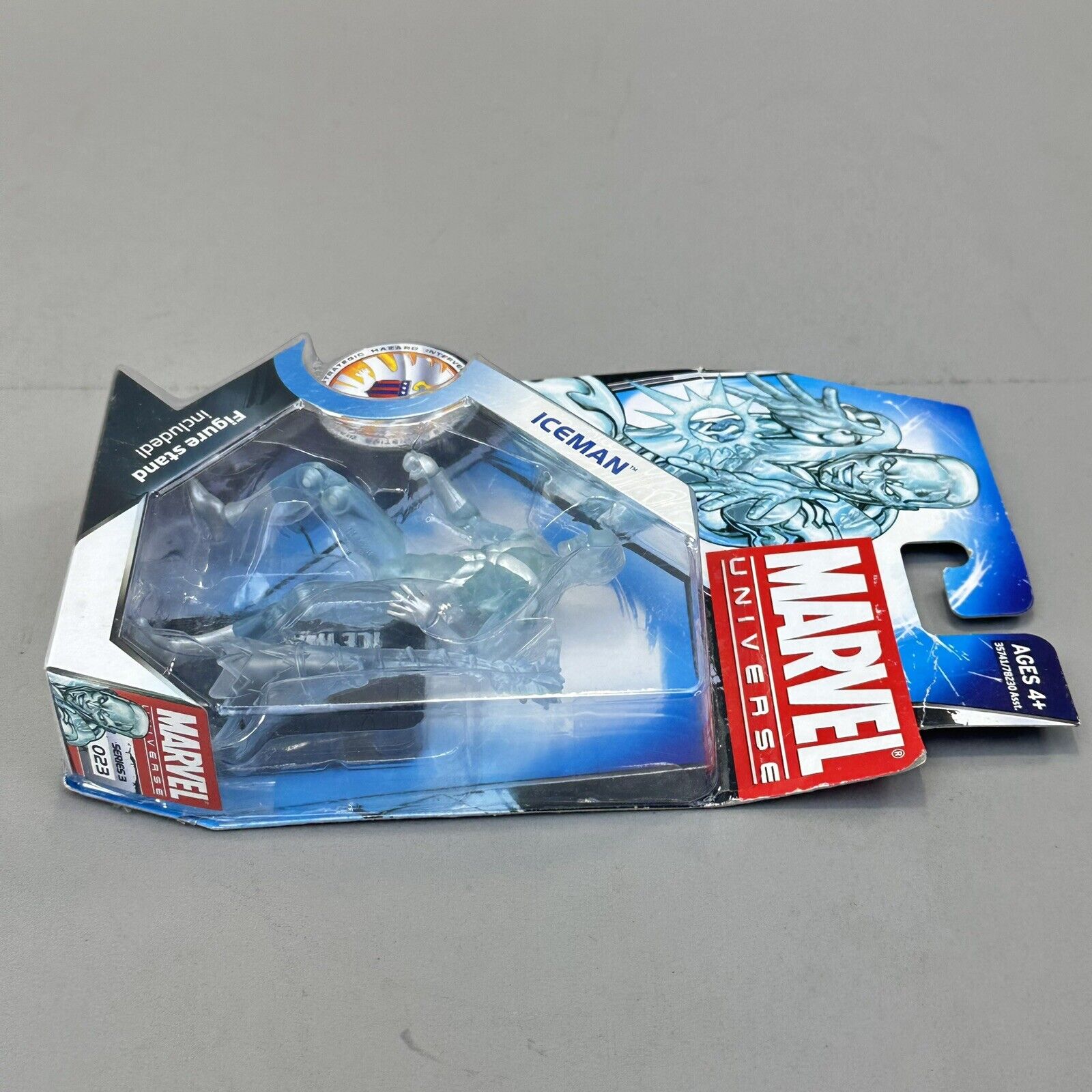 Hasbro Marvel Universe X-Men Iceman 3.75” Action Figure with Stand - Sealed