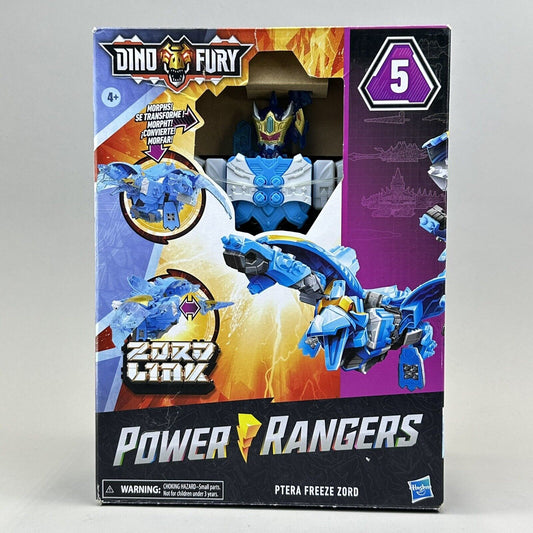 Power Rangers Dino Fury Ptera Freeze Zord Link Megazord Action Figure 10" - New