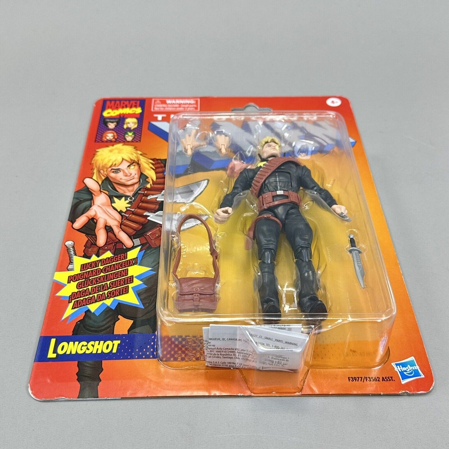 Marvel Legends Retro Card The Uncanny X-Men Longshot 6" Action Figure Brand New