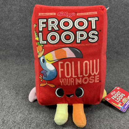 Funko Plushies Fruit Loops Cereal Box Figural 9" Plush Stuffed Toy - New w/ Tags