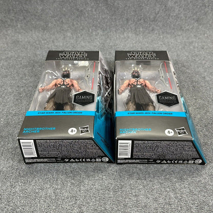 Lot of 2 Hasbro Star Wars The Black Series Nightbrother Archer 6" Action Figures