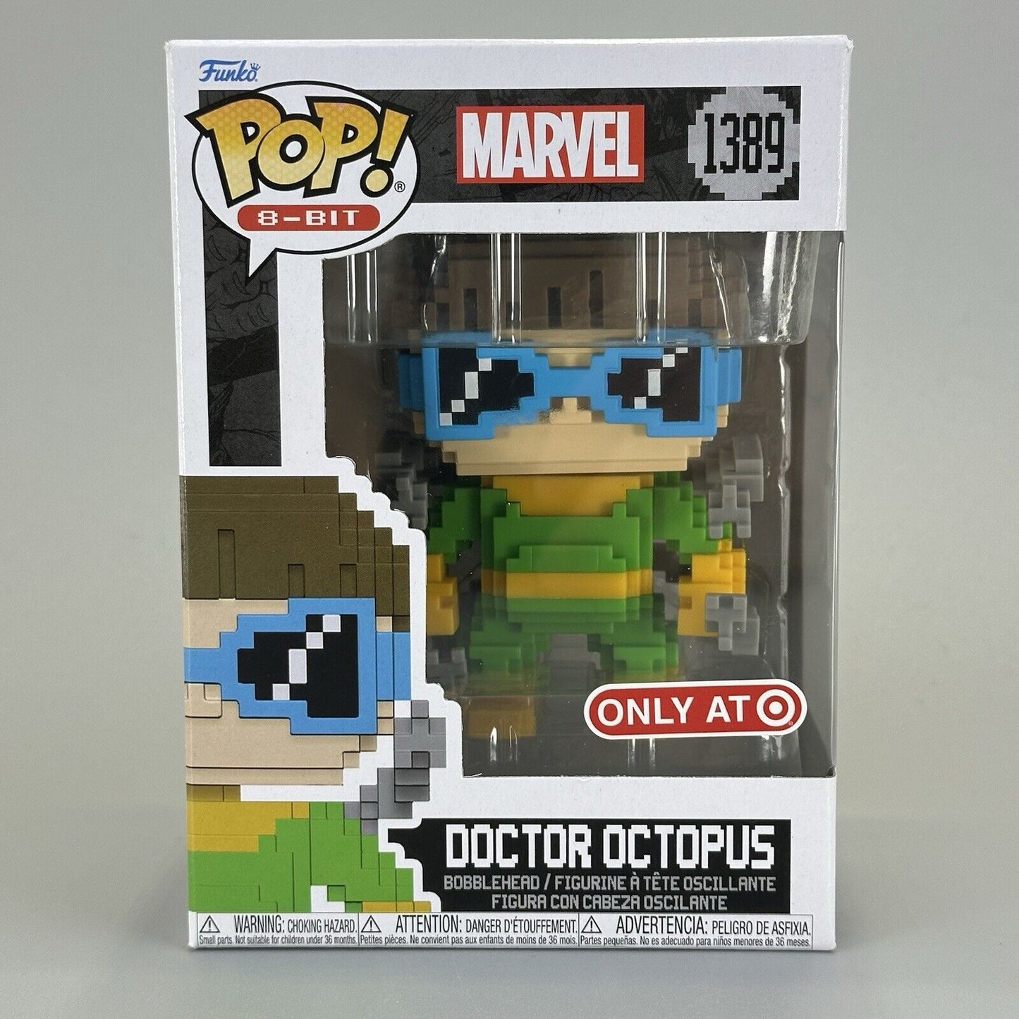 Funko Pop! 8-Bit Marvel Spider-Man Doctor Octopus #1389 Exclusive - Brand New